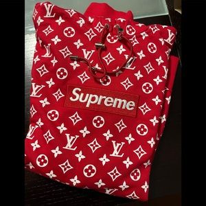 Supreme x Louis Vuitton Box Logo Hooded Sweatshirt